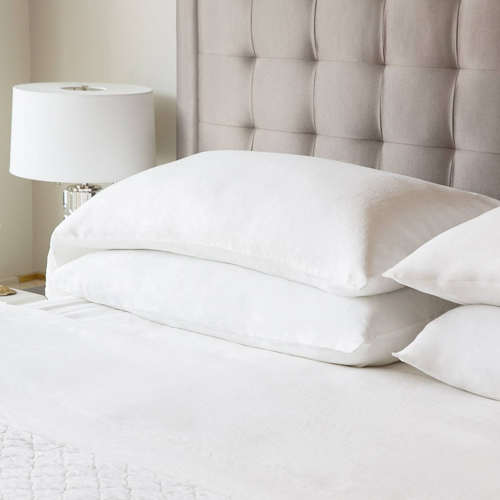 White Cal King French Linen Y124
