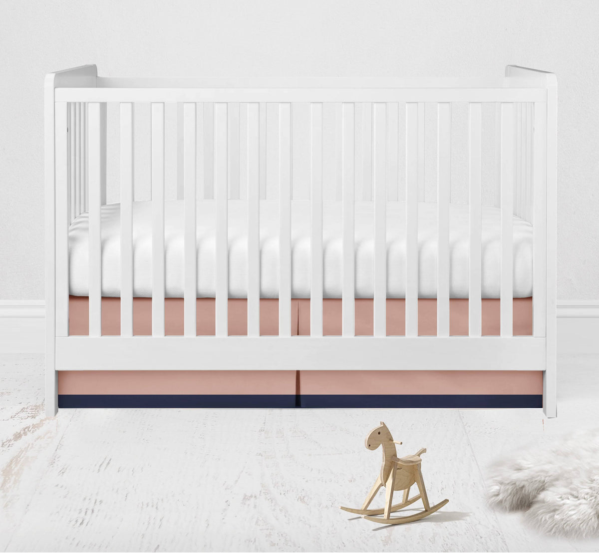 10-Piece 100% Cotton Percale Crib Bedding Set with 2 Crib Fitted Sheets P671896