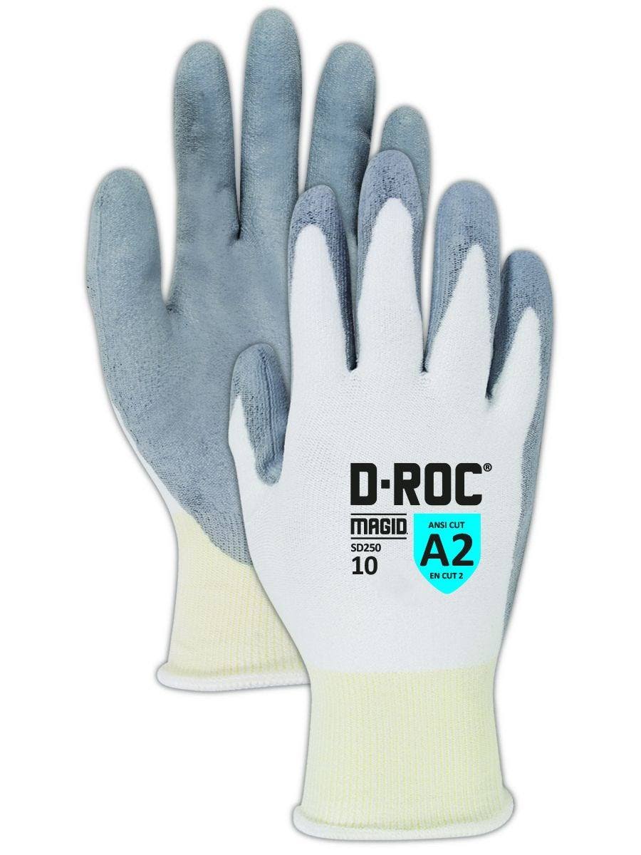 White PU Palm Coated Glove Size 9, 12 Pair R88163