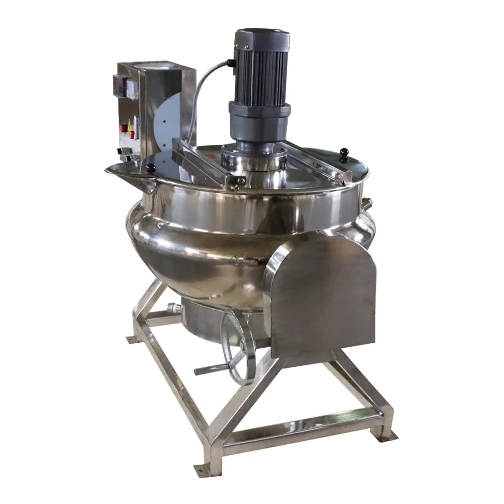 Electric Jacketed Kettle 50L Stainless Steel Silver I423101