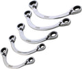 Double Box Ratcheting Wrench Set 5pc Half-Moon Metric Double Ended 10 to 22mm C67693