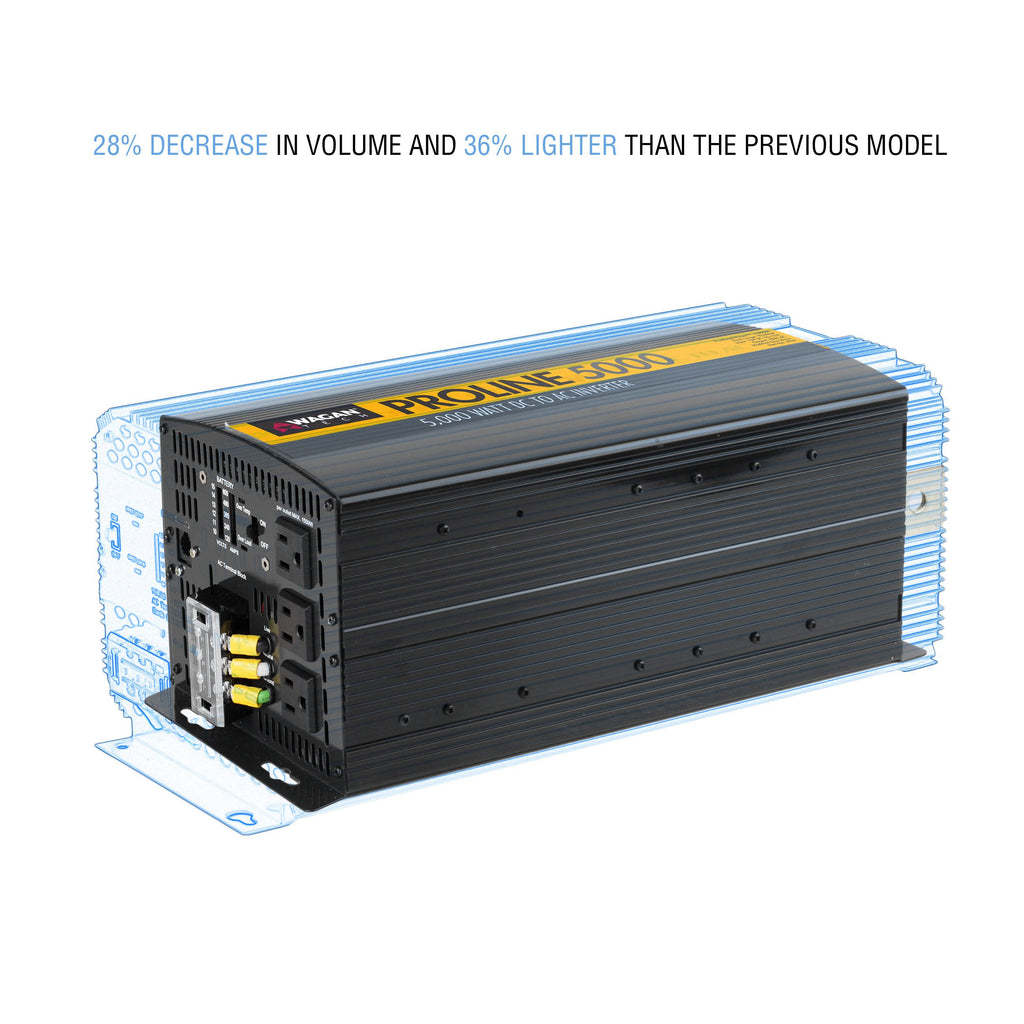 5000W Power Inverter Black W349