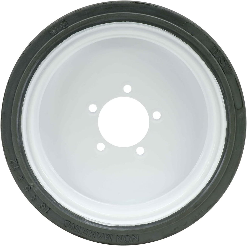 Non-Marking Scissor Lift Tires 16 x 5 x 12 Wheel Assembly I596