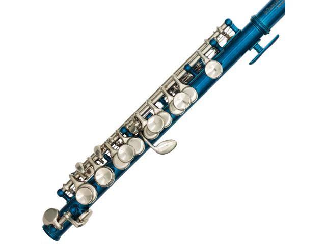 Sky Blue Lacquer C Piccolo with Nickel Keys and Deluxe Case C4801
