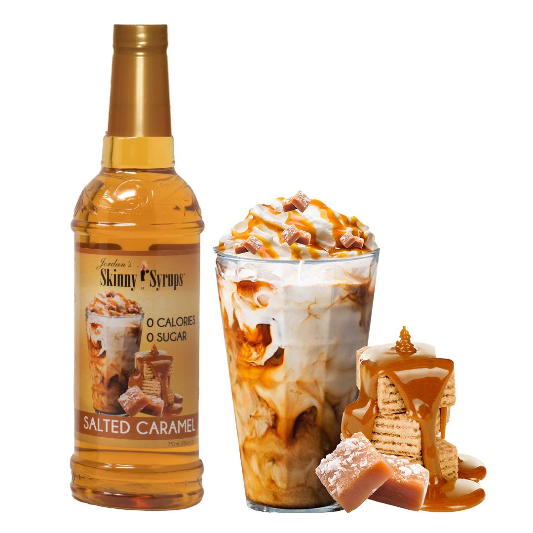 Sugar Free Coffee Syrups, Salted Caramel and Mocha Flavors (2 Pack) P689491