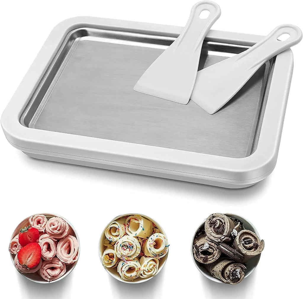 Ice Cream Roll Maker with 2 Spatulas Y41214