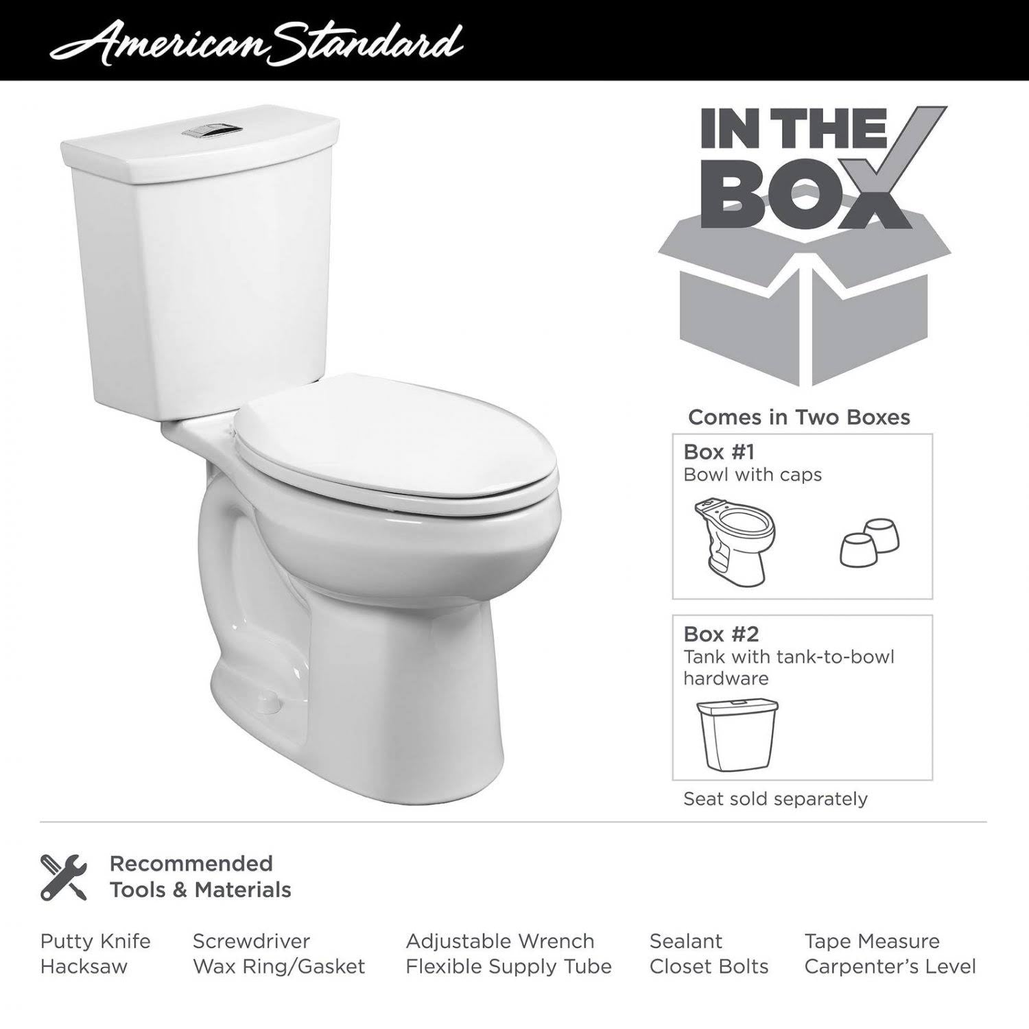 White Dual Flush Elongated Two-Piece Toilet Q8743