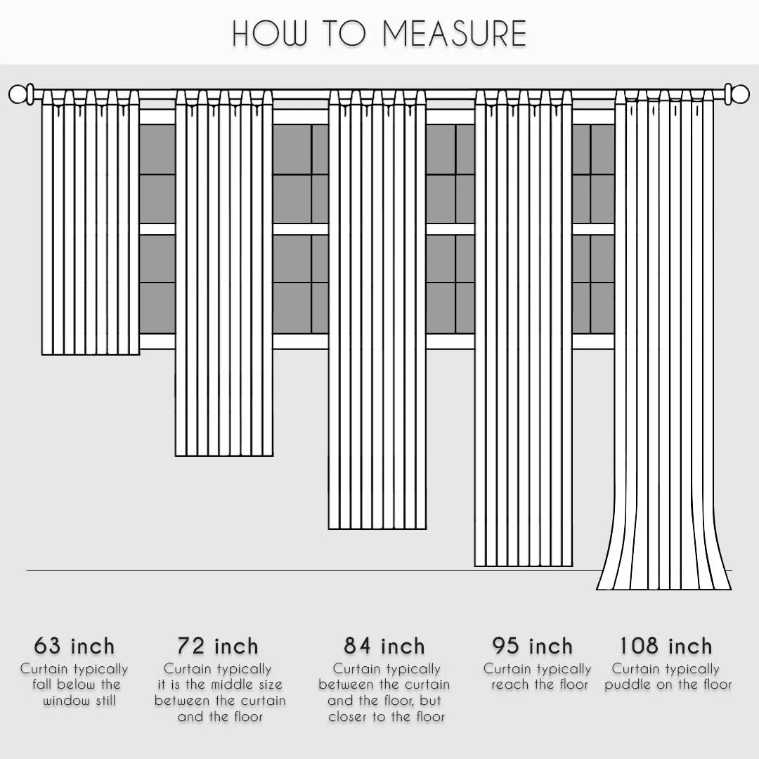 Room Darkening Single Curtain Panel 52"Wx63"L G9313