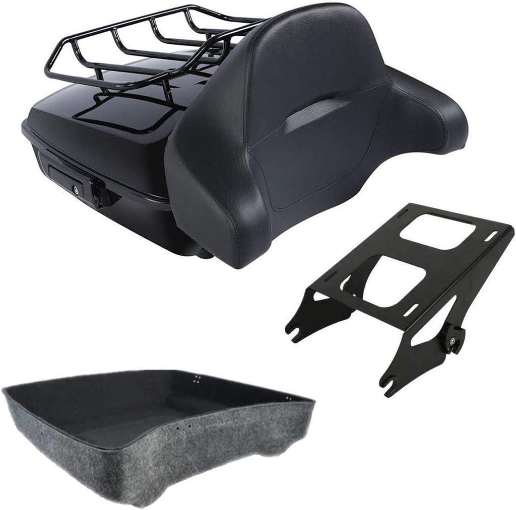 10.7" Tour Pack Trunk with Backrest Pad Mounting Rack J829759