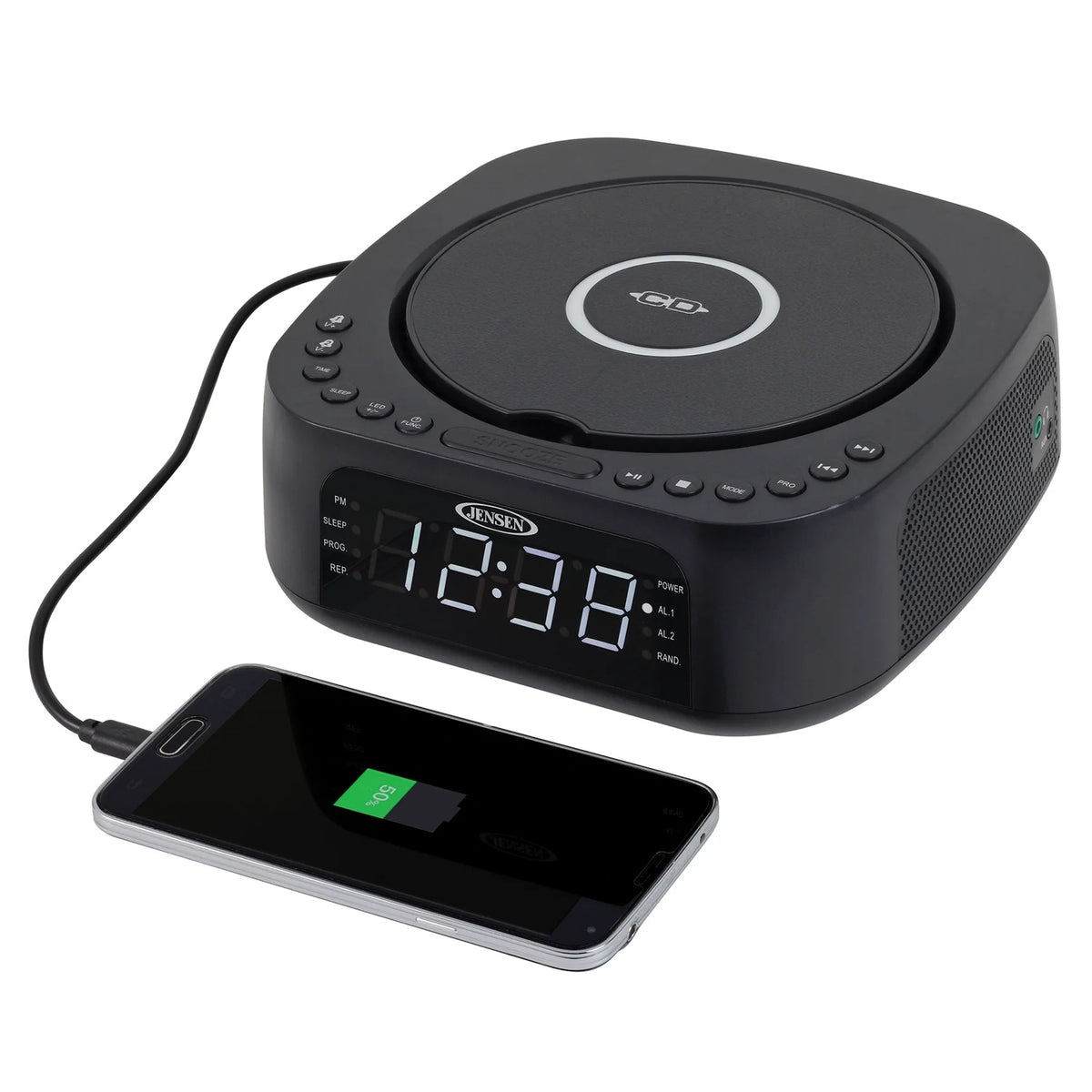Stereo Digital Dual-Alarm Clock with CD Player X638