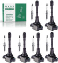 Iridium Spark Plugs and Ignition Coil Pack of 6 J676