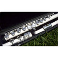 White Concert Band C Flute with Case M6812