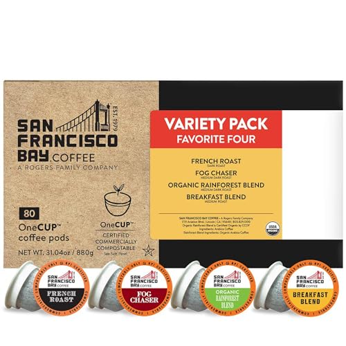80 Ct Compostable Coffee Pods Original Variety Pack L4255