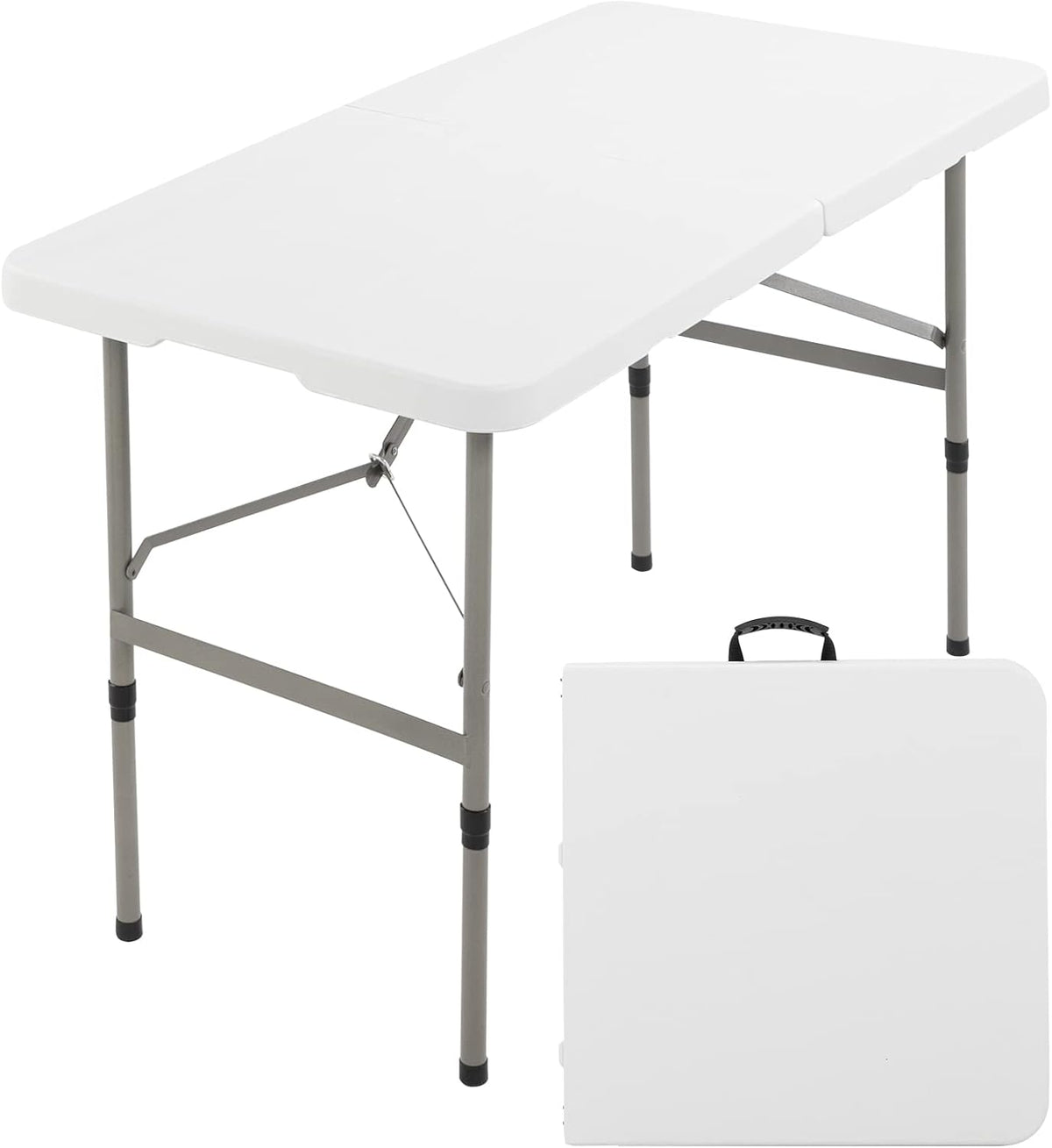 White Granite 32 Round Folding Plastic Table D309141