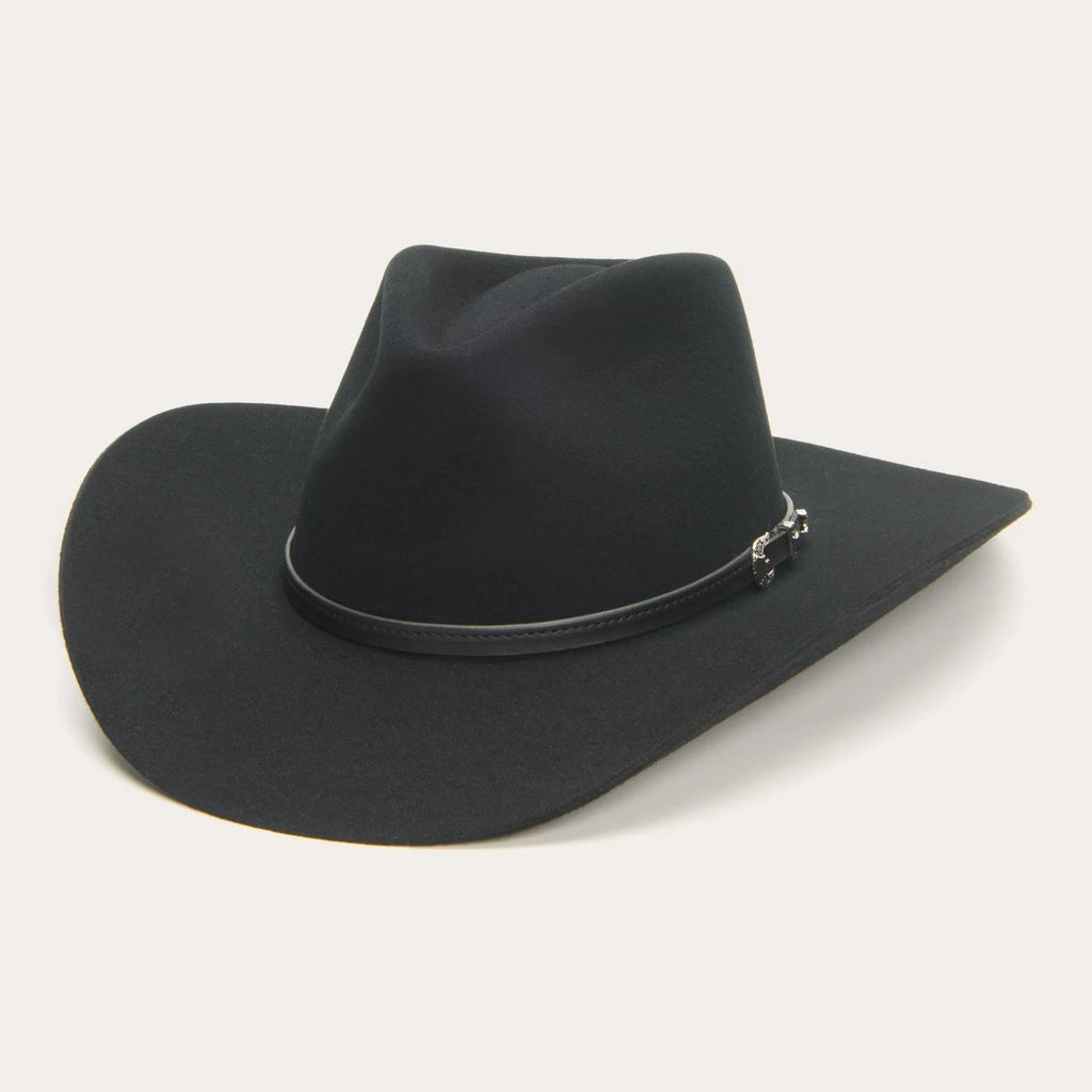 Black Buffalo Fur Hat B10085