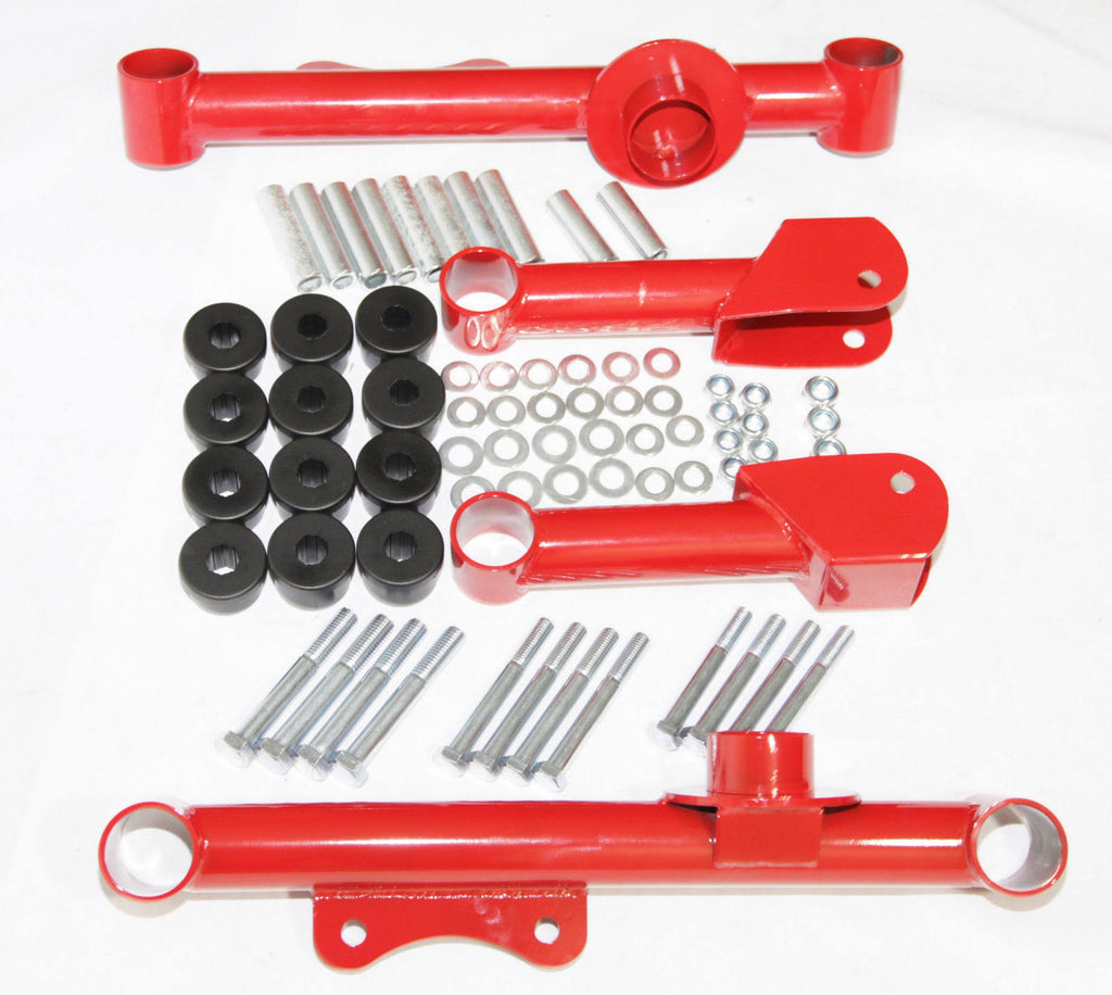 Red Tubular Control Arms for Ford Mustang Z73403