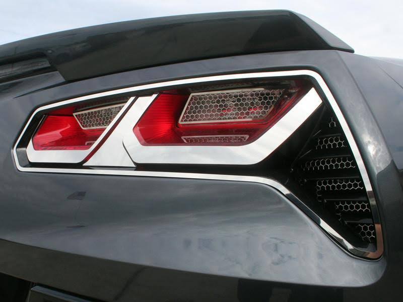 Polished 8pc Tail Light Trim Kit F549797
