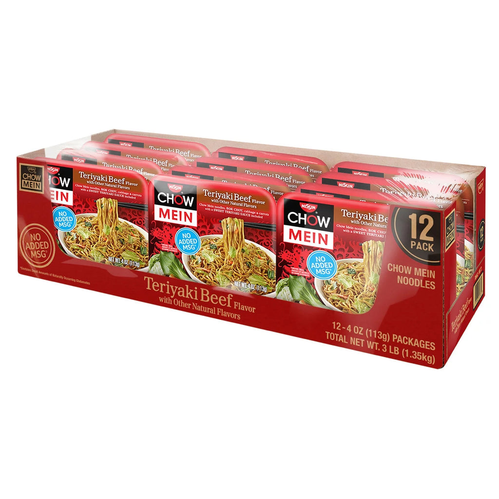 Teriyaki Beef Chow Mein Noodles (4 oz., 12 ct.) N940