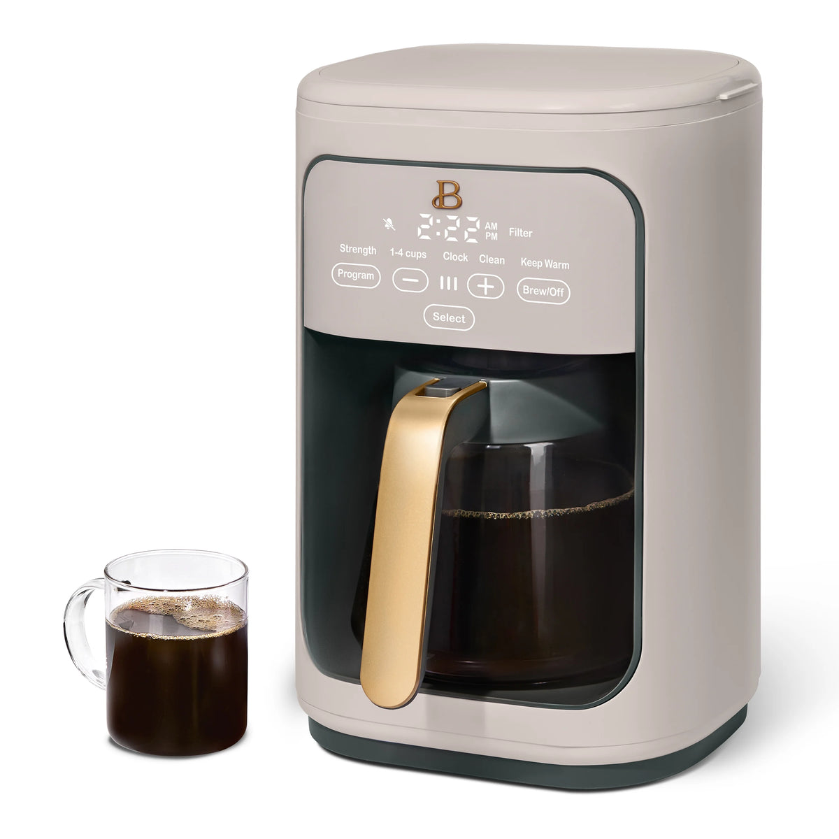 14-Cup Programmable Drip Coffee Maker with Touch-Activated Display H273935