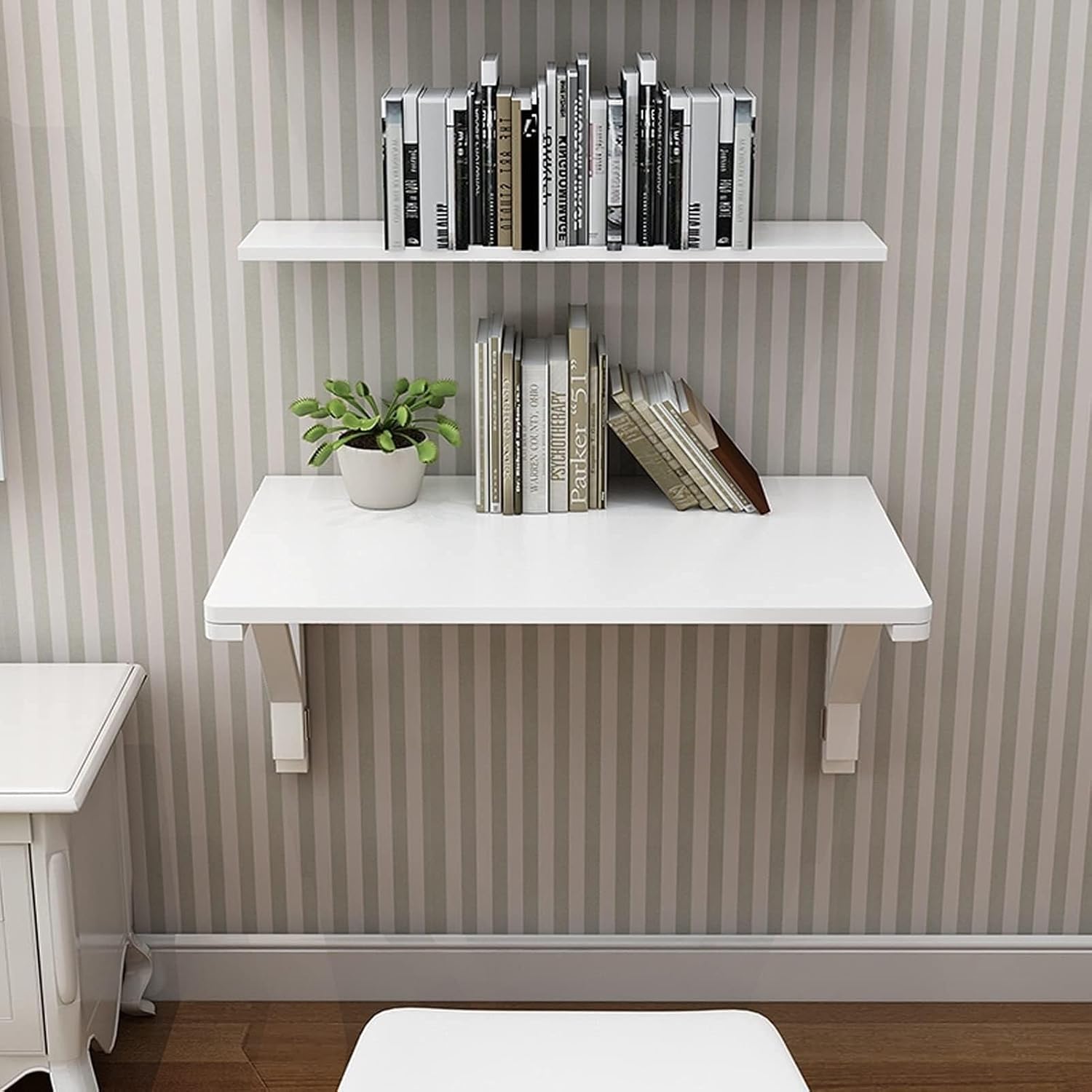 Wall-Mounted Folding Drop Leaf Table, 120 * 40 cm I525916