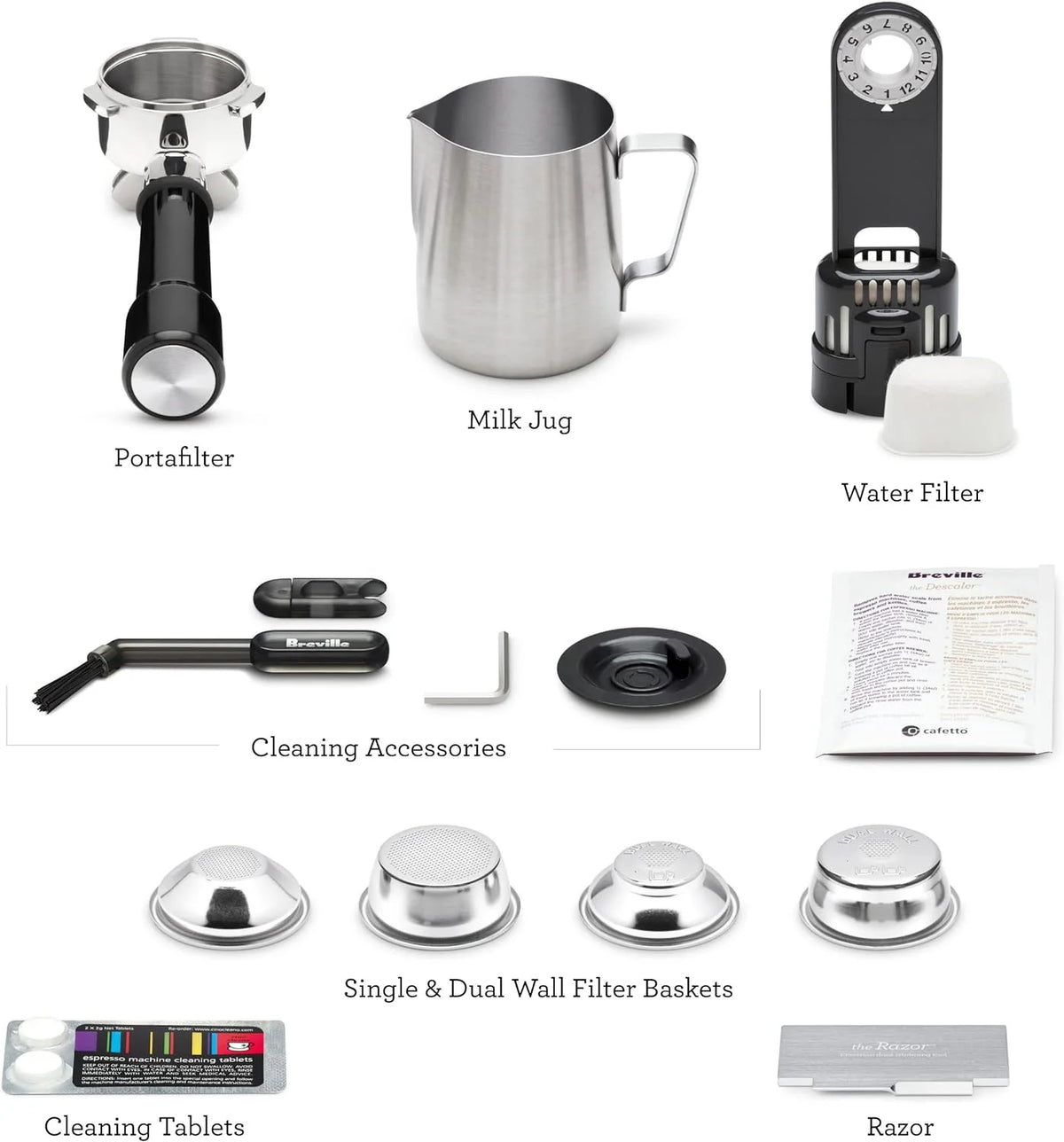 Stainless Steel Espresso Machine, 2 Liters R7012