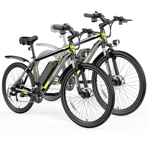 Electric Bike 500W Motor 26" x1.95 48V 12.8 AH Battery 21-Speed Gears 25MPH Lockable Fork Suspension I189