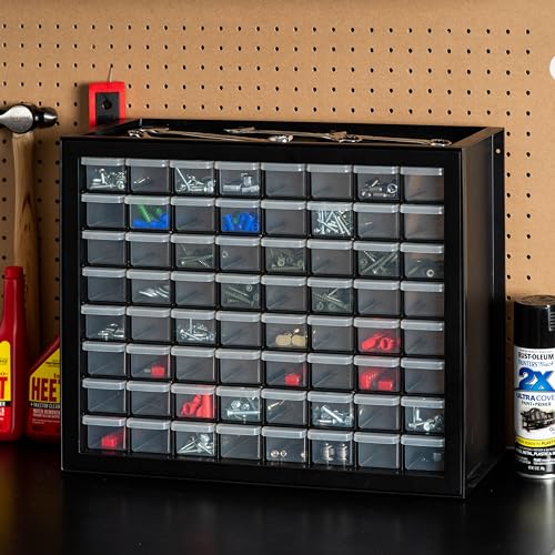 44-Drawer Black Hardware Storage Cabinet R962208