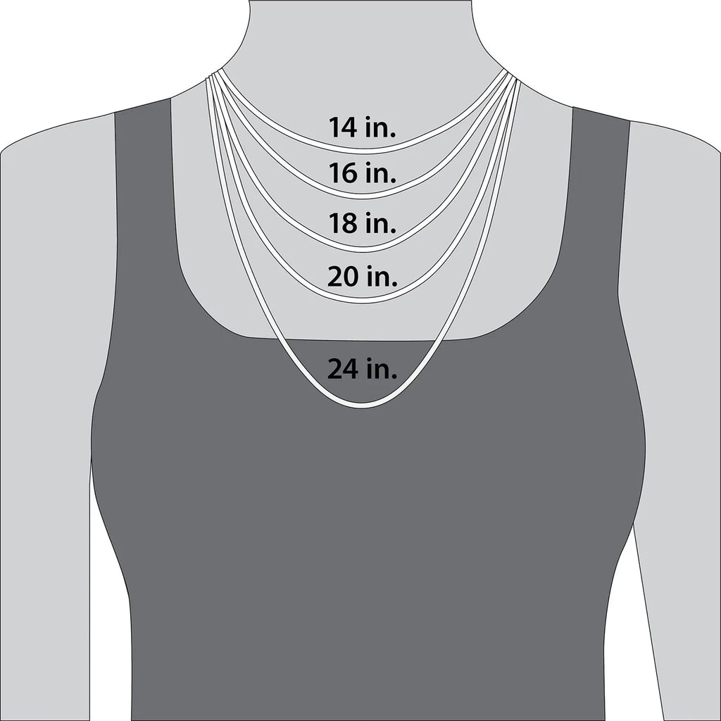 Sterling Silver Paper Clip Chain Necklace F6552
