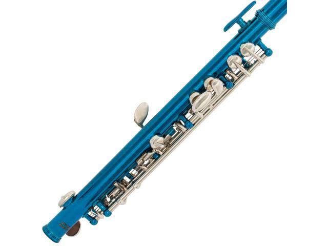 Sky Blue Lacquer C Piccolo with Nickel Keys and Deluxe Case C4801