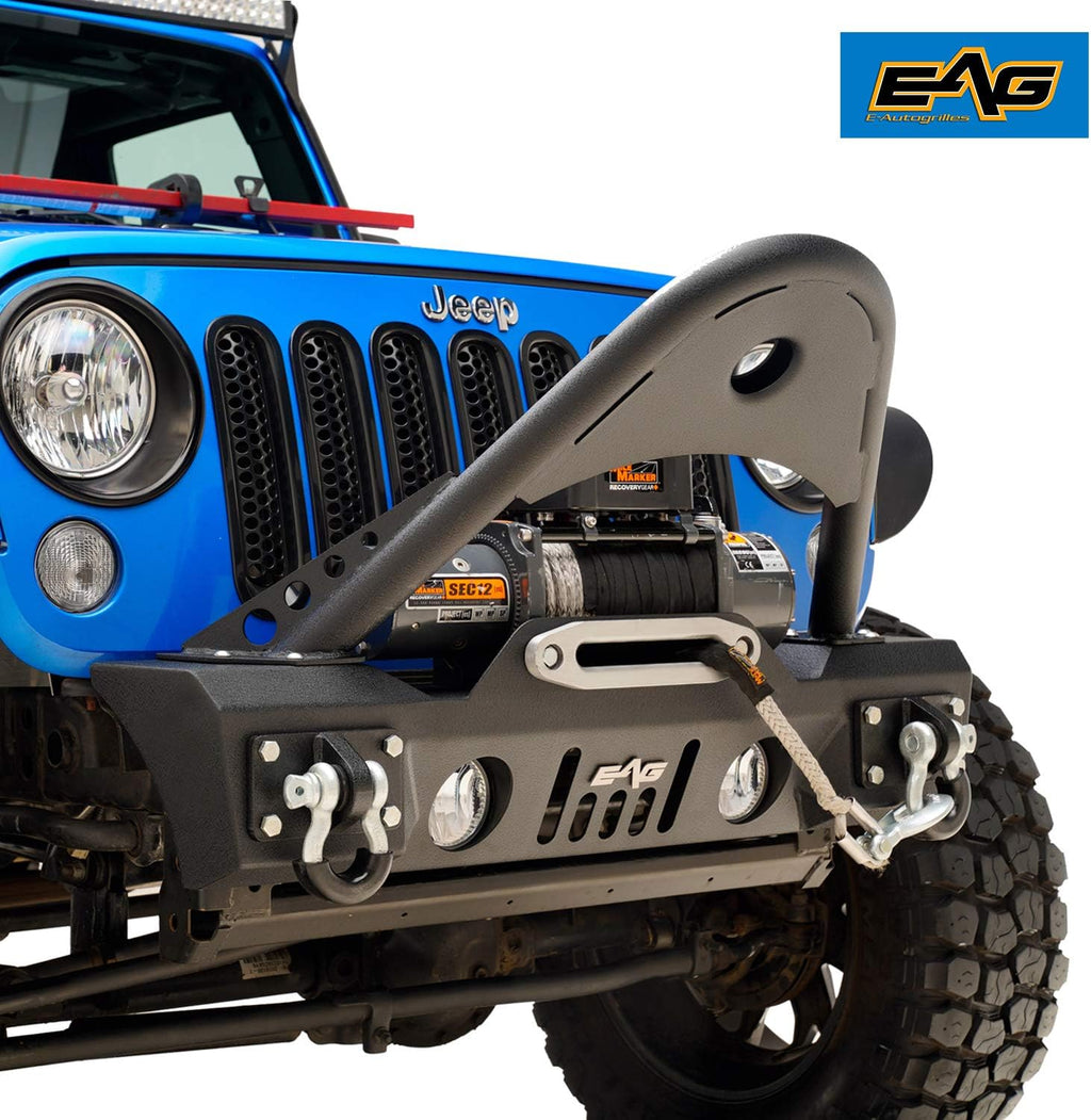 Front Bumper and Rear Bumper with Tire Carrier Combo for Wrangler JK A112957