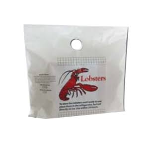 Clear Die-Cut Lobster Takeout Bag, 500/Case W5519