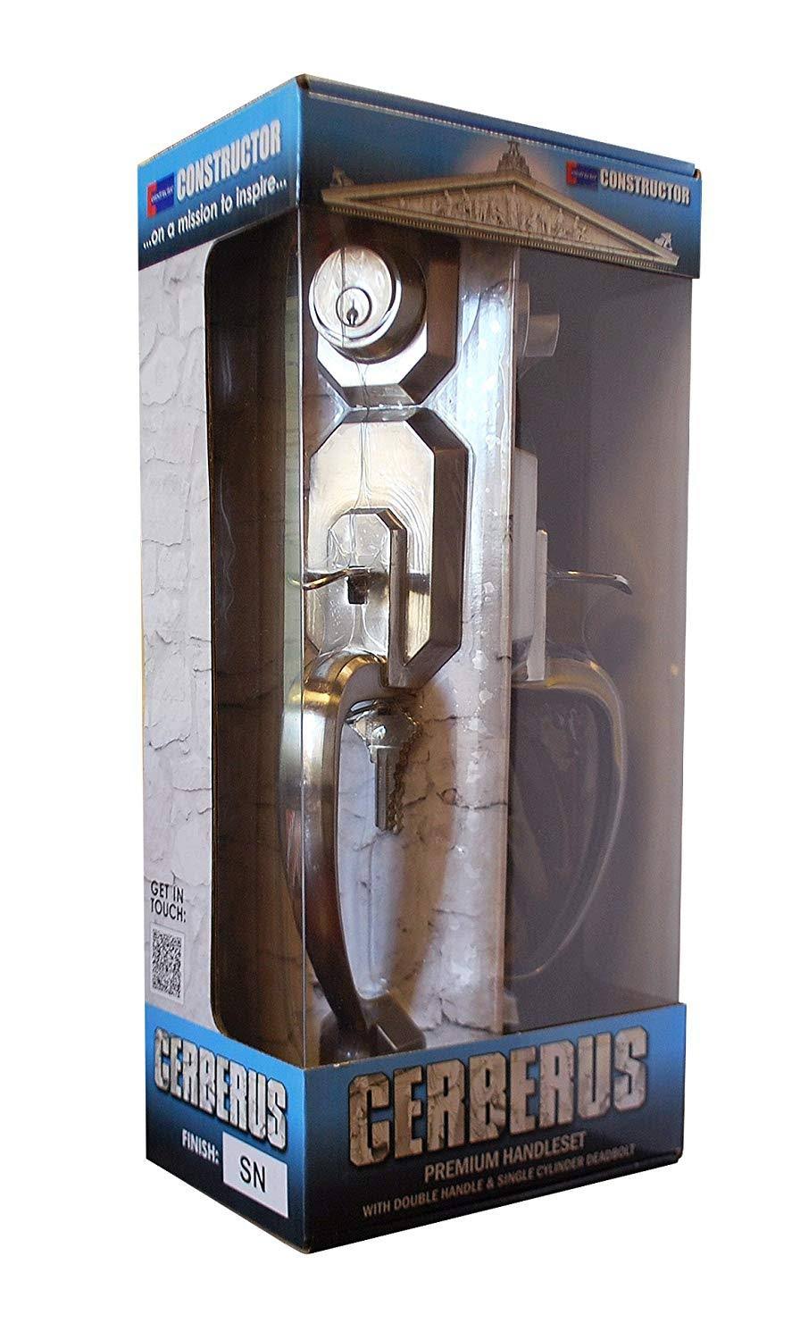 Satin Nickel Entry Handle Set Door Lock B613016