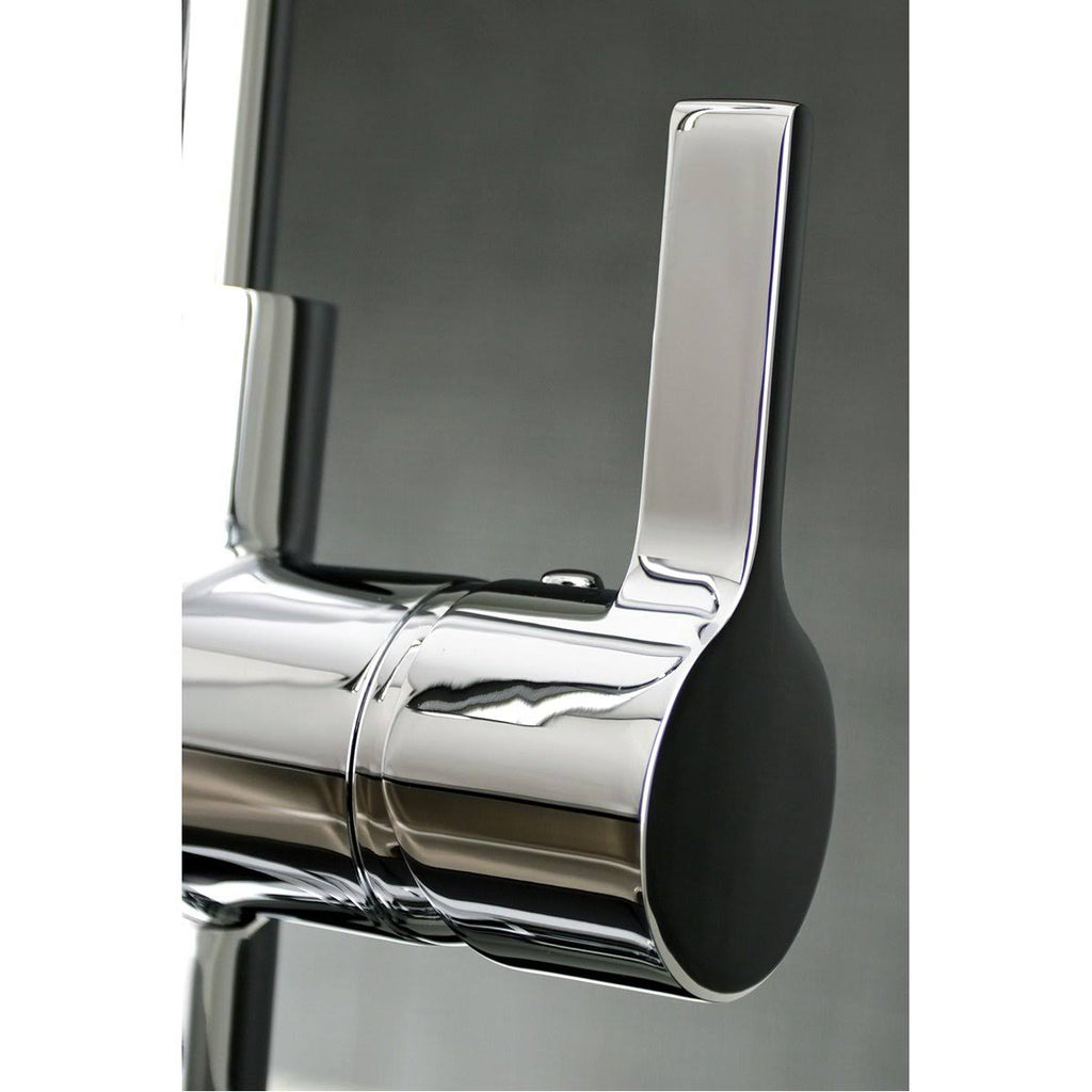 Brushed Nickel Single-Handle Pull-Down Kitchen Faucet H467891