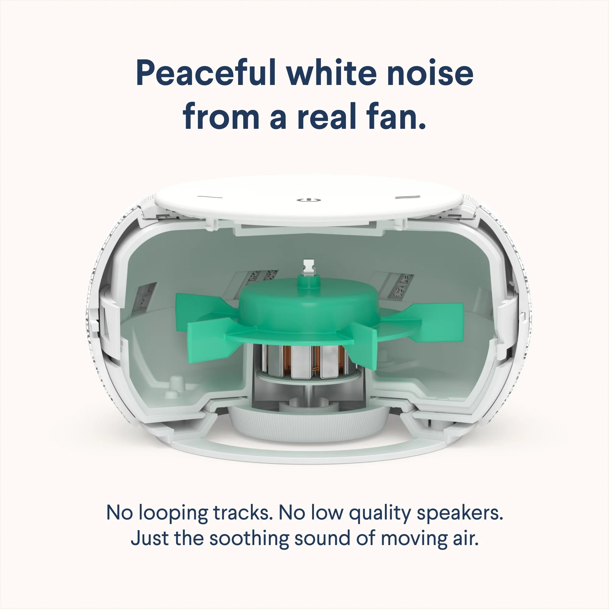 Smart White Noise Machine with Real Fan A37669
