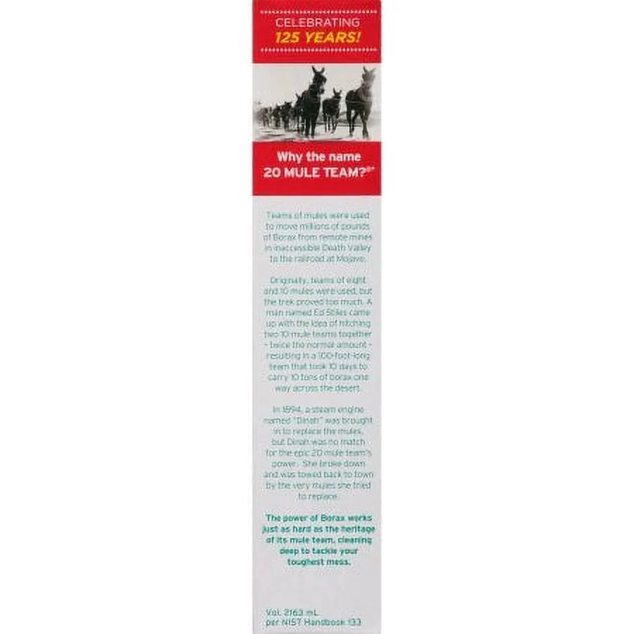 Borax Detergent Booster & Multi-Purpose Household Cleaner 65 oz. Box (8 Pack) W196303