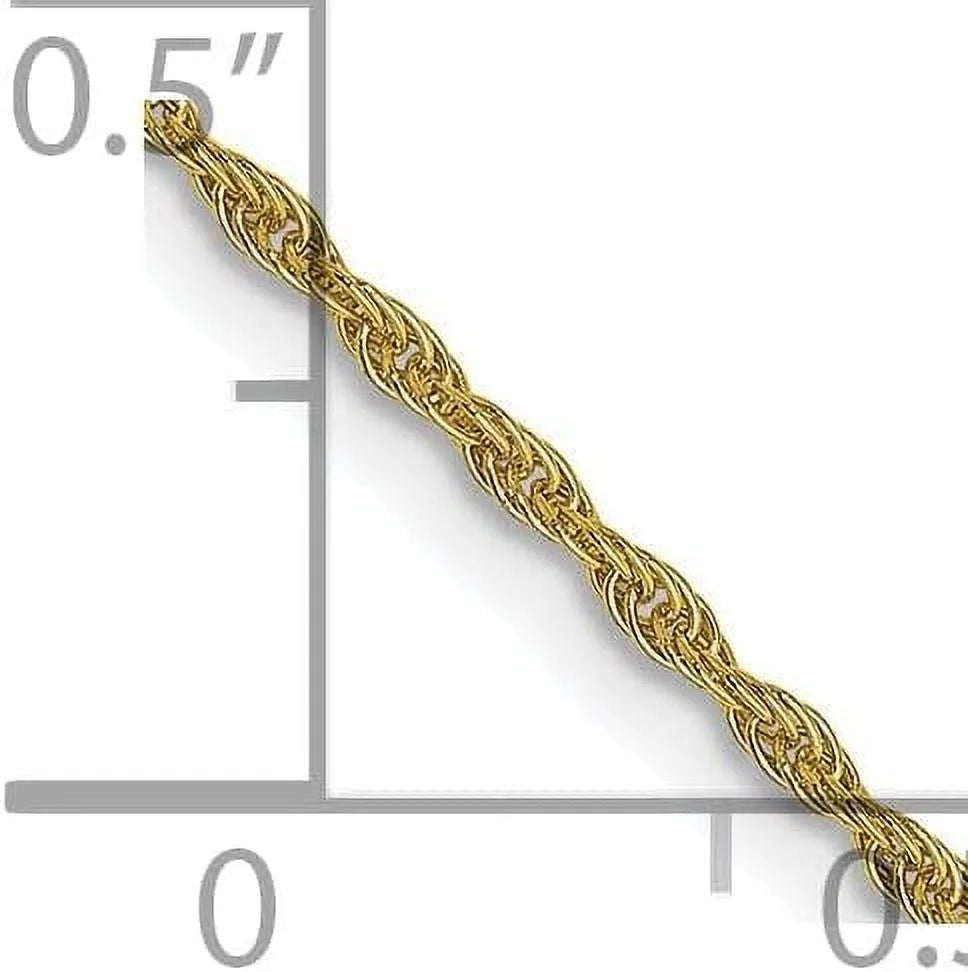 10K Yellow Gold Loose Rope Chain 16" C956