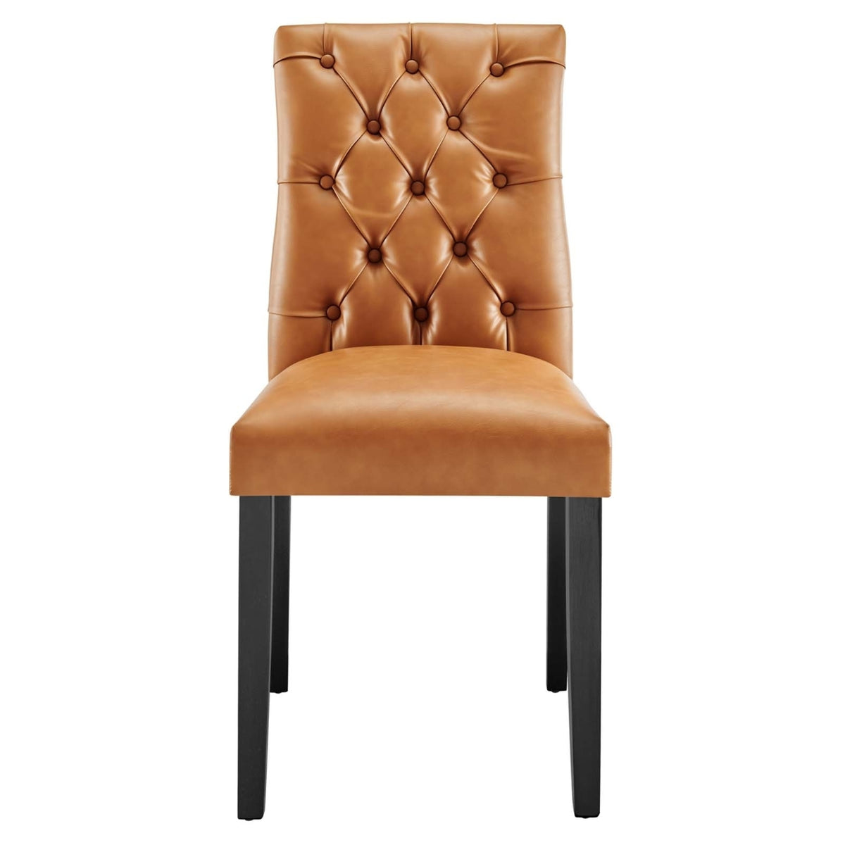 Tan Vegan Leather Dining Chair V817893