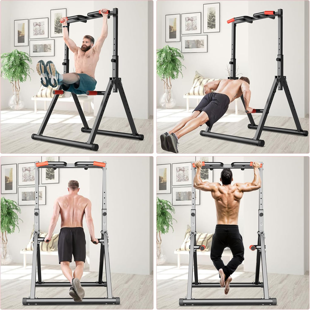Foldable Power Tower Dip Bar D223