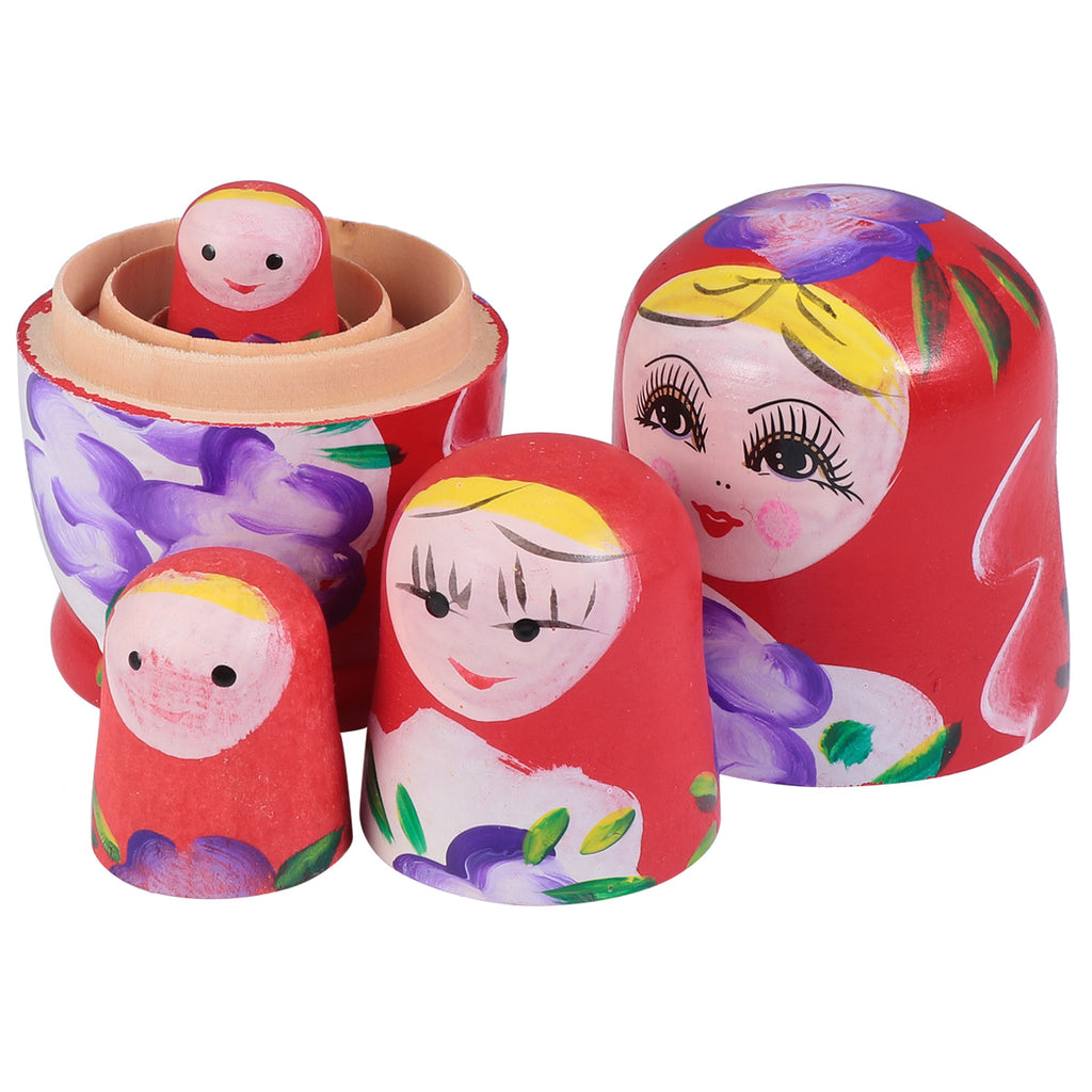 Wooden Matryoshka Doll Nesting Dolls Toy D467