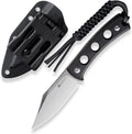 Fixed Blade Knife with G10 Handle and Kydex Sheath W951