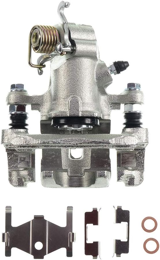 Disc Brake Caliper Assembly with Bracket Rear Right Passenger Side Pack of 2 L46648