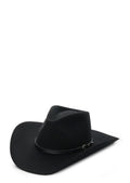 Black Buffalo Fur Hat B10085