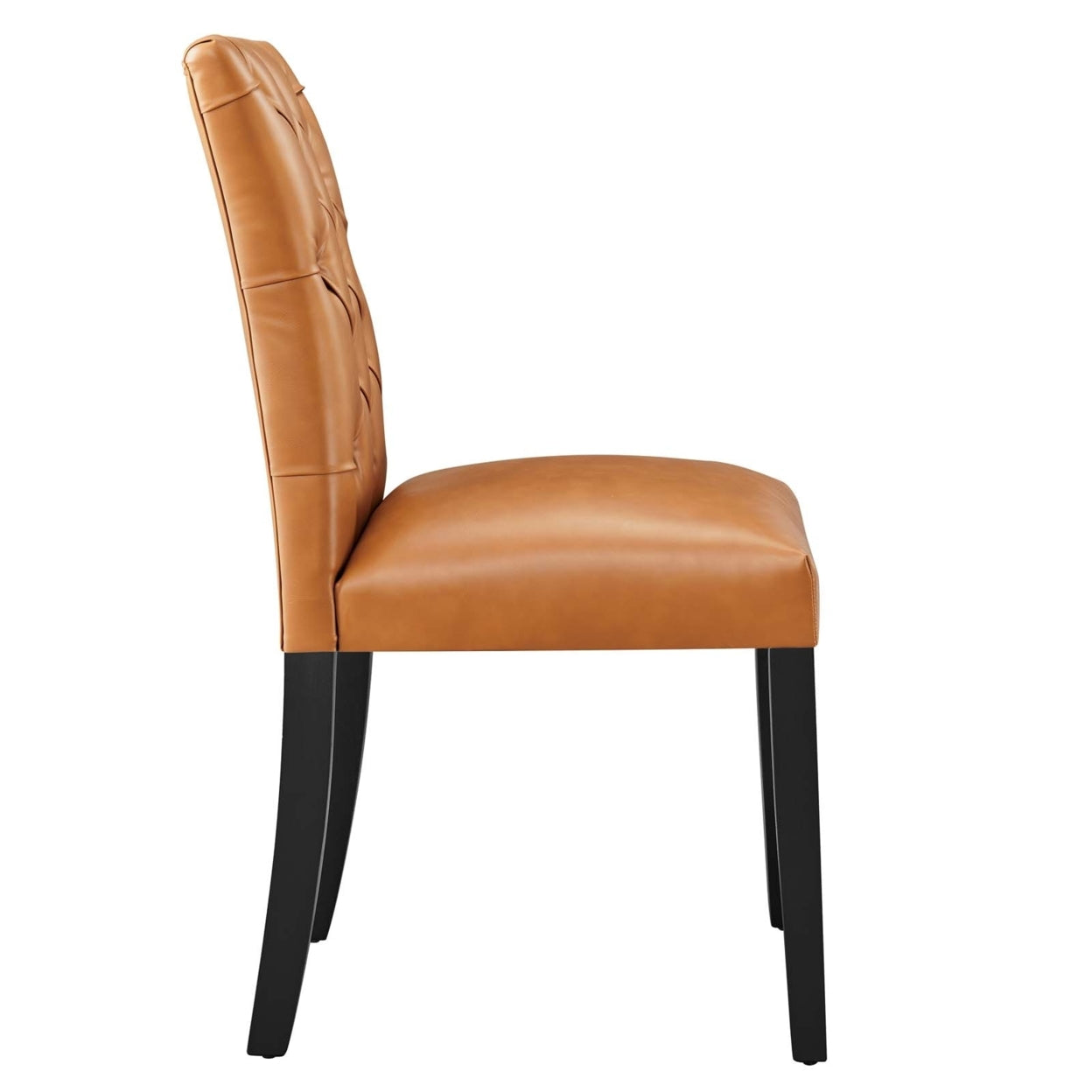 Tan Vegan Leather Dining Chair V817893