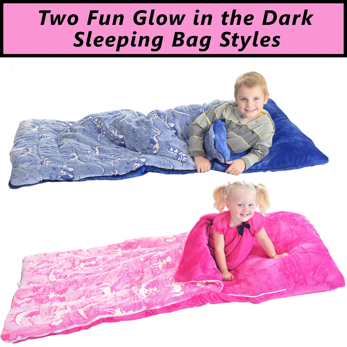 Glow in The Dark Sleeping Bag 66x30 in E46522