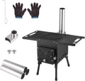 Portable Wood Burning Stove with Chimney Pipe M842111