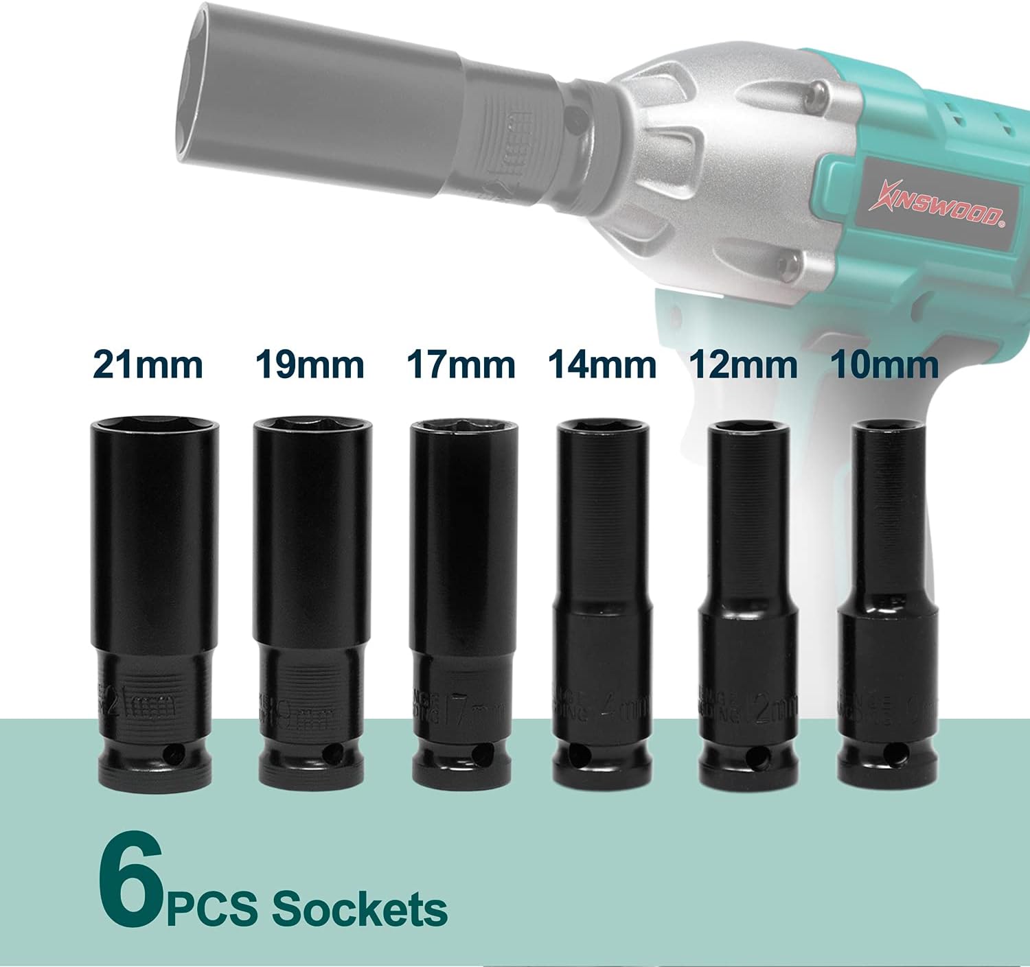 Cordless Impact Wrench, 1/2 Chuck, 3100RPM, 320 ft-lbs, 20V 2x3.0AH Battery Y1538