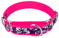 Purple Hawaiian Martingale Dog Collar, 1 1/2 inch, Large X23639