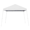 White Angled Leg Instant Canopy Tent Shelter O35882