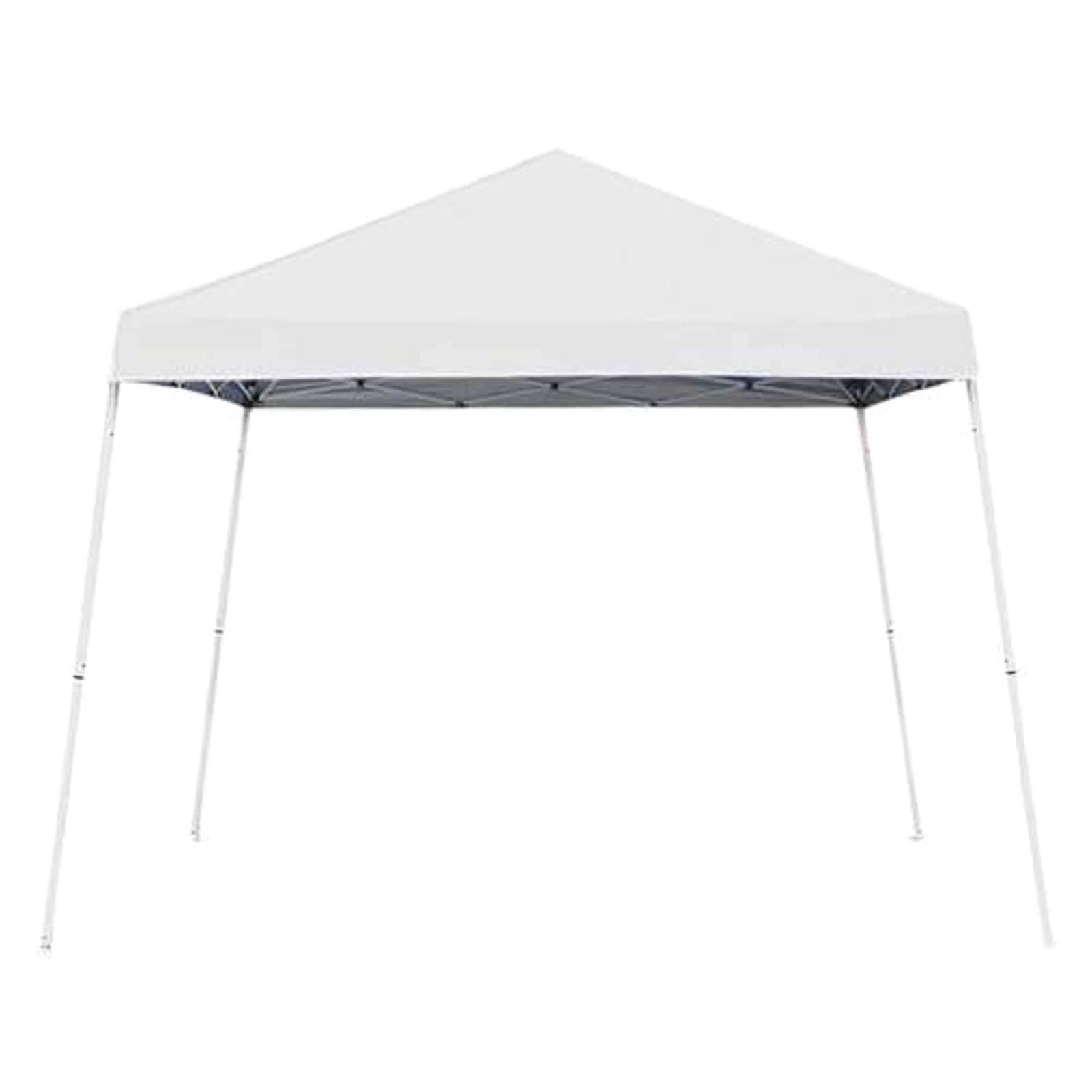 White Angled Leg Instant Canopy Tent Shelter O35882