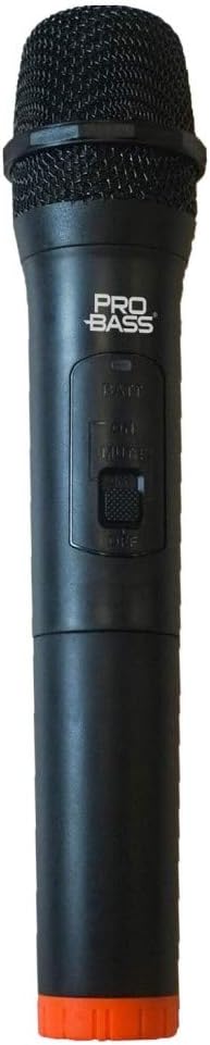 Portable Audio System with Rechargeable Battery, Bluetooth, Wireless Mic and Remote Control H970